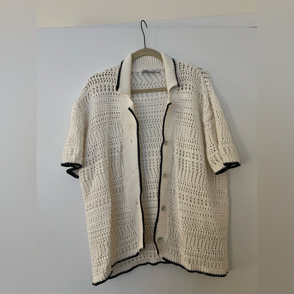 Zara Crochet Cardigan